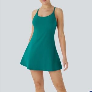 HALARA Teal Mini Dress